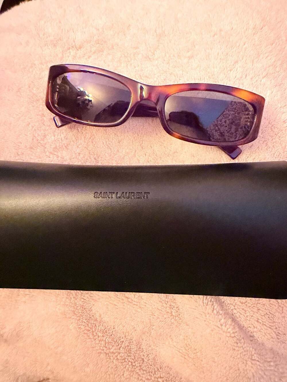 Saint Laurent Unisex Rectangle Sunglasses SLM152 YS000914